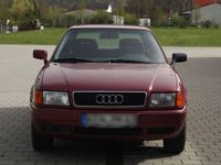 gebraucht Audi 80 B4 2.0 90PS Schaltgetriebe Klassiker mit Potenzial Rot