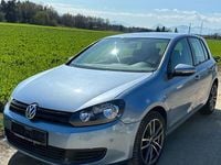 Gebraucht VW Golf VI Trendline 102 PS (75 kW) 2009 Blau Kleinwagen