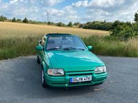 Gebraucht Ford Escort Cabriolet 75 PS (55 kW) 1989 Grün Cabrio
