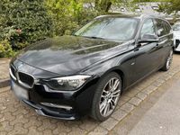 gebraucht BMW 318 d F31 Schwarz Luxury Line