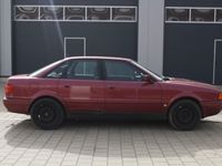 gebraucht Audi 80 B4 2.0 90PS Schaltgetriebe Klassiker mit Potenzial Rot