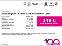 gebraucht VW Passat Elegance 1.5 TSI DSG AHK-klappbar Navi Leder Massagesitze LED Kurvenlicht