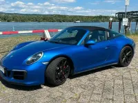 Usata Porsche 911 Targa 4 450 CV (330 kW) 2017 Blu Cabrio