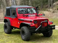 Gebraucht Jeep Wrangler 184 PS (135 kW) 1992 Rot SUV