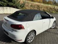 Gebraucht VW Golf Cabriolet R-line 2012 Weiß Cabrio