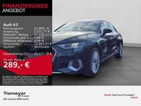 Gebraucht Audi A3 Advanced 150 PS (110 kW) 2022 Schwarz Limousine