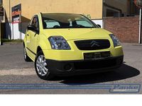 Gebraucht Citroën C2 Advance 60 PS (44 kW) 2007 Lack gelb ra/deckende lackieru Kleinwagen
