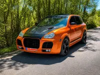 Gebraucht Porsche Cayenne Turbo 500 PS (367 kW) 2004 Orange SUV