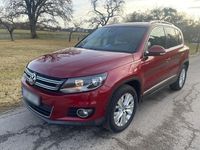 Gebraucht VW Tiguan 122 PS (89 kW) 2014 Rot SUV