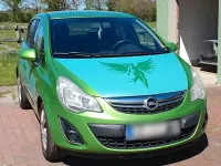Używany Opel Corsa Satellite 95 KM (69 kW) 2011 Zielony Hatchback
