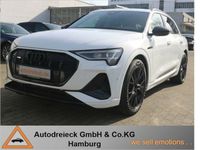 Gebraucht Audi e-tron Black Edition 230 kW (313 PS) 2021 Gletscherweiß metallic SUV
