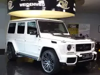 Gebraucht Mercedes G63 AMG AMG 544 PS (400 kW) 2014 Designo magno mysticweiß matt SUV