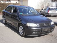 Gebraucht Opel Astra Selection 101 PS (74 kW) 2001 Schwarz metallic Limousine