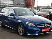Gebraucht Mercedes C200 AMG line 136 PS (100 kW) 2018 Blau Kombi