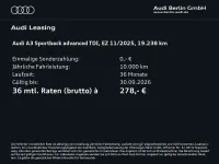 Gebraucht Audi A3 Advanced 150 PS (110 kW) 2025 Mythosschwarz metallic Limousine