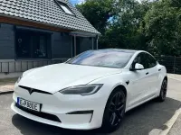 Gebraucht Tesla Model S Plaid 759 kW (1033 PS) 2023 Weiß Kleinwagen