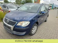 Gebraucht VW Touran Conceptline 105 PS (77 kW) 2007 Blau Van / Kleinbus