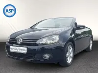 Gebraucht VW Golf VII LOUNGE 150 PS (110 kW) 2015 Schwarz (deep black perleffekt) Cabrio