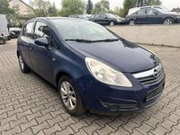 Gebraucht Opel Corsa Edition 80 PS (58 kW) 2009 Royalblau h: u2/f:atlantikblau Kleinwagen