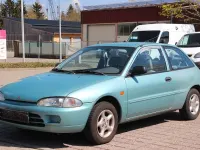 Gebraucht Mitsubishi Colt 75 PS (55 kW) 1995 Blau Kleinwagen