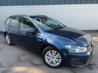 Second-hand VW Golf VII Trendline 110 CP (80 kW) 2015 Albastru Break