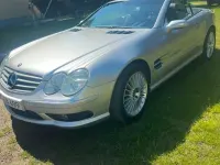 Gebraucht Mercedes SL500 306 PS (225 kW) 2003 Silber Cabrio