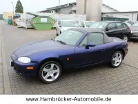 Gebraucht Mazda MX5 110 PS (80 kW) 2003 Stratoblau metallic Cabrio