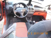 Gebraucht Peugeot 206 CC 136 PS (100 kW) 2002 Orange Cabrio