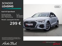 Gebraucht Audi A3 S-Line 204 PS (150 kW) 2024 Gletscherweiß metallic Limousine