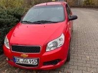Gebraucht Chevrolet Aveo 84 PS (61 kW) 2009 Rot Kleinwagen