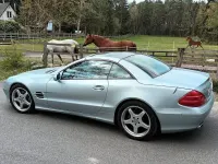 Gebraucht Mercedes SL500 306 PS (225 kW) 2002 Silber Cabrio