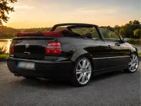 Gebraucht VW Golf Cabriolet Conceptline 101 PS (74 kW) 1997 Schwarz Cabrio
