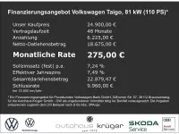 Gebraucht VW Taigo R-line 110 PS (80 kW) 2023 Schwarz SUV