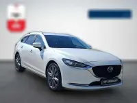 Gebraucht Mazda 6 Exclusive-Line 165 PS (121 kW) 2021 Weiß metallic Kombi