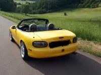 Gebraucht Mazda MX5 110 PS (80 kW) 2000 Gelb Cabrio