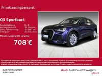 Gebraucht Audi Q3 Sportback Basis 150 PS (110 kW) 2025 Navarrablau metallic SUV