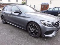 Gebraucht Mercedes C300 AMG line 245 PS (180 kW) 2017 Selenitgrau  metalliclack Kombi