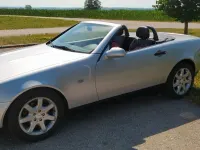 Gebraucht Mercedes SLK200 136 PS (100 kW) 1998 Silber Cabrio