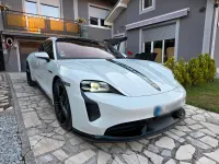 Gebraucht Porsche Taycan Turbo 500 kW (680 PS) 2020 Weiß Limousine