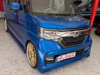 Käytetty Honda N Box 64 HP (47 kW) 2018 Sininen Tila-auto
