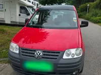 Gebraucht VW Caddy 80 PS (58 kW) 2009 Rot Van / Kleinbus