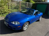Używany Mazda MX5 110 KM (80 kW) 2002 Niebieski Kabriolet