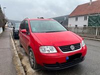 gebraucht VW Touran Rot 7 Sitze Diesel