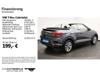 Gebraucht VW T-Roc Cabriolet Style 110 PS (80 kW) 2021 Rauchgrau metallic Cabrio