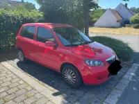 Gebraucht Mazda 2 Exclusive 80 PS (58 kW) 2007 Rot Kleinwagen