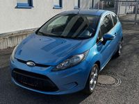 Gebraucht Ford Fiesta Trend 82 PS (60 kW) 2009 Blau Kleinwagen