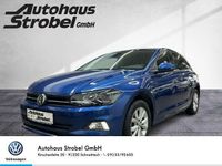 Gebraucht VW Polo Highline 116 PS (85 kW) 2019 Reef blue metallic Limousine