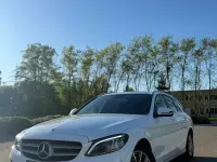 Gebraucht Mercedes C220 194 PS (142 kW) 2019 Weiß Limousine