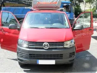 Gebraucht VW Transporter 84 PS (61 kW) 2017 Rot Van