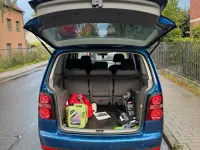Gebraucht VW Touran 140 PS (102 kW) 2007 Blau Van / Kleinbus